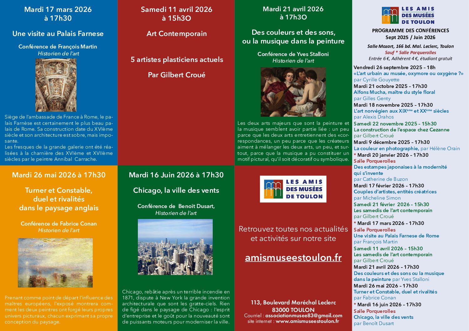 dépliant25-26 conférences