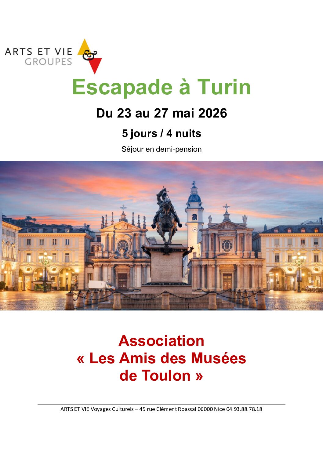 Programme - Escapade à Turin du 23 au 27 mai 2026 (1)